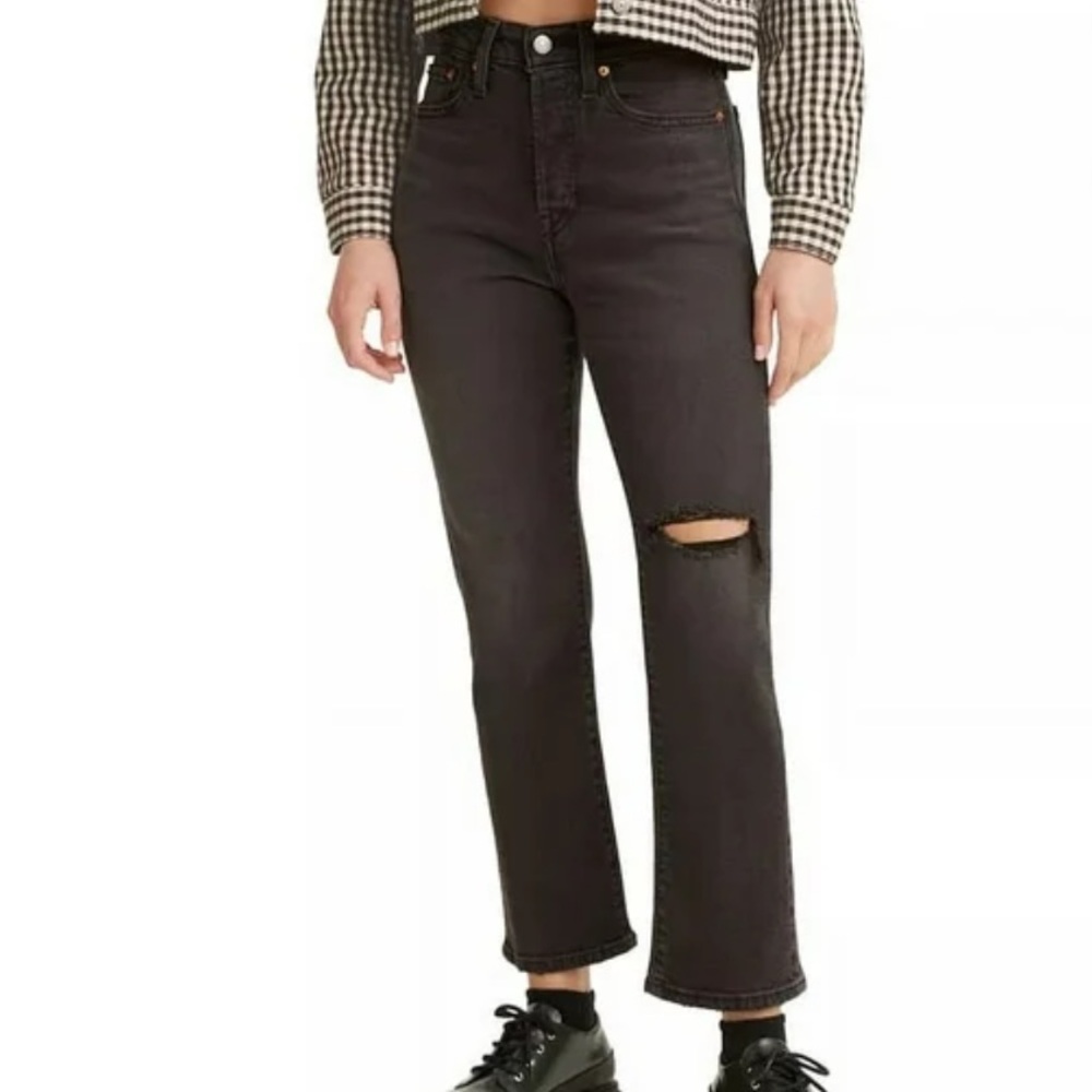 Levi's CUT AND DRY Women's Wedgie Straight-Leg Cropped Jeans